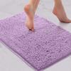 LuxUrux 3 Piece Bathroom Rug Set, Non-Slip Shaggy Chenille, Lavender, Includes U-Shaped Contour Toilet Mat, 20 x 30'' and 16 x 24'' Bath Mats, Machine Washable view 4