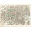 Artery8 Map Philip 1881 London City England Plan Chart Extra Large XL Wall Art Poster Print view 1