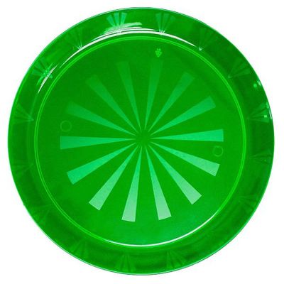 16" Round Trays - Kelly Green (Case of 12)