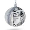 1487 Leonardo da Vinci's 'The Vitruvian Man' Glass Ball Christmas Ornament 4 Inches view 2