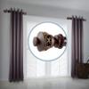 A&F Rod Decor - Filagree 1.5" Side Curtain Rod 12-20 inch (Set of 2) - Cocoa view 1