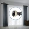A&F Rod Decor - Glint 1.5" Side Curtain Rod 12-20 inch (Set of 2) - Black view 1