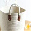 Laundry Baskets Cotton Rope Hamper Clothing Storage Basket Toy Debris Storage Basket Bedroom Collapsible Organizer Large Laundry Bucket view 3