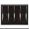 Hickory Hardware S077224-COSN-6B Universal Hook Rail, Cocoa Wood Grain with Satin Nickel, 6 Each view 2