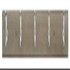Hickory Hardware S077223-GGYCH-6B Luna Hook Rail, 28 Inch Long, Glazed Grey with Chrome, 6 Each view 2