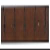 Hickory Hardware S077223-MG10B-6B Luna Hook Rail, Medium Wood Grain with Oil-Rubbed Bronze, 6 Each view 2