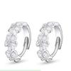Bansriracha International Quality Certification Fashion Jewelry Flowers AAA Zircon 925 Sterling Silver Stud Earrings view 1