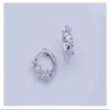 Bansriracha International Quality Certification Fashion Jewelry Flowers AAA Zircon 925 Sterling Silver Stud Earrings view 2
