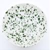 ART ESCUDELLERS Ceramic Bowl, Handmade and Handpainted in Mate Green Decoration. 11,02" x 11,02" x 3,94" view 2