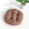 vctops 20" Round Bar Stool Cushion, Linen Fabric and Thick Padding, Comfortable Sitting for Round Wooden/Metal Stools Light Coffee view 2
