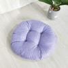 vctops 20" Round Bar Stool Cushion, Linen Fabric and Thick Padding, Comfortable Sitting for Round Wooden/Metal Stools Purple view 2