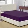 300 Thread Count Egyptian Cotton,Wrinkle Fade, Stain Resistant,Pure Natural 1 Fitted Bed Sheet Only with (15" inch deep Pocket)(Queen,Purple) view 1
