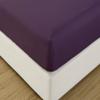 300 Thread Count Egyptian Cotton,Wrinkle Fade, Stain Resistant,Pure Natural 1 Fitted Bed Sheet Only with (15" inch deep Pocket)(Queen,Purple) view 3