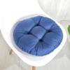 vctops 20" Round Bar Stool Cushion, Linen Fabric and Thick Padding, Comfortable Sitting for Round Wooden/Metal Stools Sapphire Blue view 1