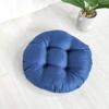 vctops 20" Round Bar Stool Cushion, Linen Fabric and Thick Padding, Comfortable Sitting for Round Wooden/Metal Stools Sapphire Blue view 2