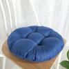 vctops 20" Round Bar Stool Cushion, Linen Fabric and Thick Padding, Comfortable Sitting for Round Wooden/Metal Stools Sapphire Blue view 3