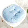 vctops 20" Round Bar Stool Cushion, Linen Fabric and Thick Padding, Comfortable Sitting for Round Wooden/Metal Stools QK Blue view 1