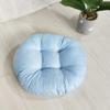 vctops 20" Round Bar Stool Cushion, Linen Fabric and Thick Padding, Comfortable Sitting for Round Wooden/Metal Stools QK Blue view 2