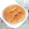 vctops 20" Round Bar Stool Cushion, Linen Fabric and Thick Padding, Comfortable Sitting for Round Wooden/Metal Stools Orange view 1