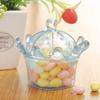Alinory Candy Boxes12PCS Crown Shape Candy Boxes Wedding Favor Party Plastic Candy Gift Box(Blue) view 2