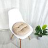 vctops 20" Round Bar Stool Cushion, Linen Fabric and Thick Padding, Comfortable Sitting for Round Wooden/Metal Stools Yama view 4