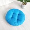 vctops 20" Round Bar Stool Cushion, Linen Fabric and Thick Padding, Comfortable Sitting for Round Wooden/Metal Stools Blue A view 2