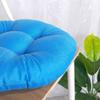 vctops 20" Round Bar Stool Cushion, Linen Fabric and Thick Padding, Comfortable Sitting for Round Wooden/Metal Stools Blue A view 4