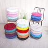 vctops 20" Round Bar Stool Cushion, Linen Fabric and Thick Padding, Comfortable Sitting for Round Wooden/Metal Stools Pink view 4