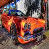 1961 Chevrolet Corvette Convertible - Canvas OR Print Wall Art view 1