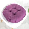 vctops 20" Round Bar Stool Cushion, Linen Fabric and Thick Padding, Comfortable Sitting for Round Wooden/Metal Stools Dark Purple view 1