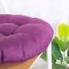 vctops 20" Round Bar Stool Cushion, Linen Fabric and Thick Padding, Comfortable Sitting for Round Wooden/Metal Stools Dark Purple view 4