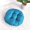 vctops 20" Round Bar Stool Cushion, Linen Fabric and Thick Padding, Comfortable Sitting for Round Wooden/Metal Stools KQ Blue view 2