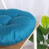 vctops 20" Round Bar Stool Cushion, Linen Fabric and Thick Padding, Comfortable Sitting for Round Wooden/Metal Stools KQ Blue view 4