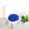 vctops 20" Round Bar Stool Cushion, Linen Fabric and Thick Padding, Comfortable Sitting for Round Wooden/Metal Stools Zhan Blue view 2