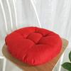 vctops 20" Round Bar Stool Cushion, Linen Fabric and Thick Padding, Comfortable Sitting for Round Wooden/Metal Stools Red view 2