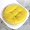 vctops 20" Round Bar Stool Cushion, Linen Fabric and Thick Padding, Comfortable Sitting for Round Wooden/Metal Stools Yellow view 1