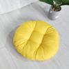 vctops 20" Round Bar Stool Cushion, Linen Fabric and Thick Padding, Comfortable Sitting for Round Wooden/Metal Stools Yellow view 2