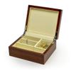 MusicBoxAttic Ultra-Modern 18 Note Hi Gloss S.A. Wood Finish 5" LCD Video Jewelry Box - Many Songs to Choose - Piano Sonata in A Major (Mozart) view 2