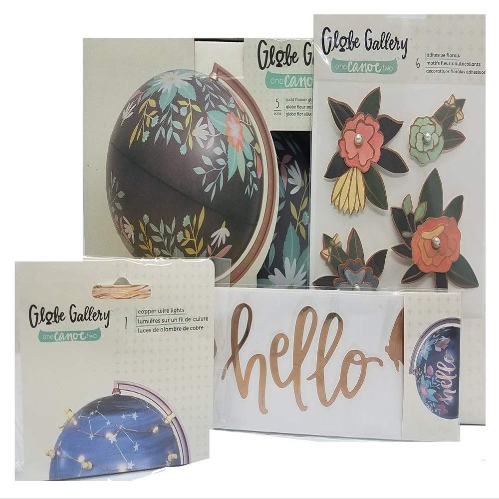 Globe Gallery 1Canoe2 Wild Flower Globe 8-inch Bundle