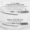 Global Model X Chef's Knife - Made in Japan, 8" (Fine Edge) view 4