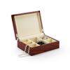 MusicBoxAttic Ultra-Sleek 30 Note Hi Gloss Zebra Striped Wood Finish 7" LCD Video Jewelry Box - Close to You view 3