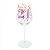 21 Finally Calling The Shots! - 17 Oz Stemmed Birthday Wine Glass With Bejeweled Number & Confetti Pattern With Gift Box view 3