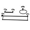 Kingston Brass BAK111348MB Victorian 3-Piece Bathroom Accessory Set, Matte Black view 1