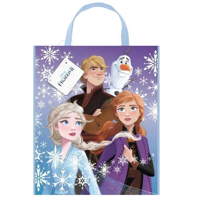 Disney Frozen 2 Tote Bag - 13" x 11" (1 Pc.) - Perfect for Fans of Elsa, Anna & Olaf - Ideal for Everyday Use, Gifts or Parties