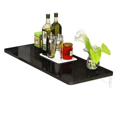 Tables WFF Folding, Wall-Mounted Computer Desk, Wall Hanging, Black, Multi-Function (Size : 120 * 50cm)