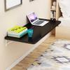 Tables WFF Folding, Wall-Mounted Computer Desk, Wall Hanging, Black, Multi-Function (Size : 120 * 50cm) view 4