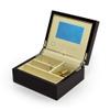 MusicBoxAttic Contemporary 36 Note Hi Gloss Walnut Finish LCD Video Jewelry Box - Rigoletto-Verde, Aida Verdi view 2