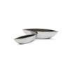 WGV Ceramic Boat Vase, Width 10"x2.56", Height 2.35", Silver Long Planter Terrarium Candle Holder for Wedding Event Office Home Decor, 1 Piece view 2