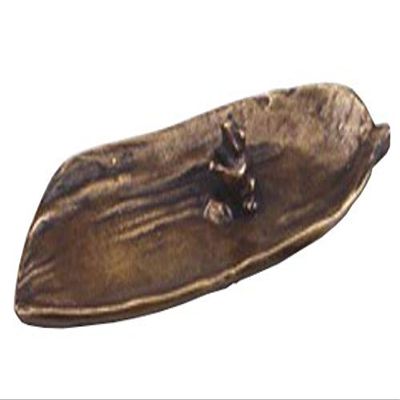  136-3 Takenaka Copperware Figurine, Takaoka Copperware, W 4.7 x D 1.6 x H 0.8 inches (12 x 4 x 2 cm), Fragrant, Bamboo Frog, Small