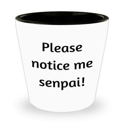 Anime Shot Glass - Senpai
